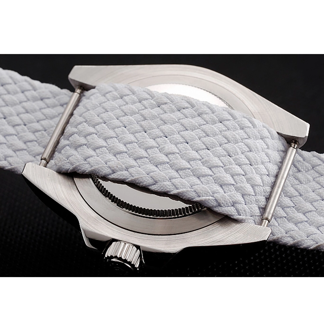 Rolex aaa copy White Bracelet White Rolex Submariner Fabric Dial Bamford 1453867 0729
